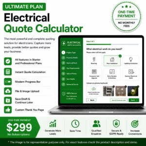 Electrical Quote Calculator - Ultimate Plan