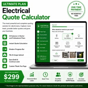 Electrical Quote Calculator - Ultimate Plan